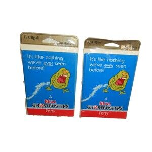 Sealed Vintage 1984 A Real Ghostbusters Party Invitations 2 Packs 16 Total
